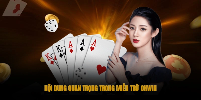 Chính Sách Miễn Trừ Trách Nhiệm OKWIN 2 Nội dung quan trọng trong chính sách miễn trừ trách nhiệm OKWIN